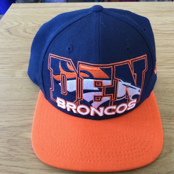 Denver Broncos Rare 9Fifty New era NFL Cap Snapback Football Orange - Picture 2 of 10